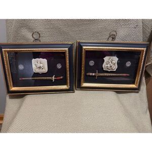 Vtg Supreme Order of the Most Holy Annunciation Saints Shadowbox Miniature Set